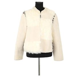 Berenice White wool coat White