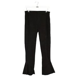 Iro Black suede pants Black