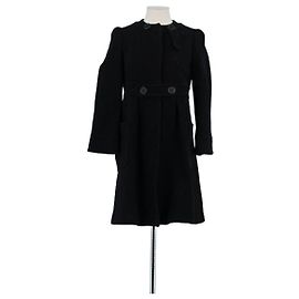 Tara Jarmon Black Wool Coat Black