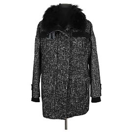 Gerard Darel Black cotton coat Black