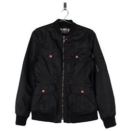 Jean Paul Gaultier 1990s Bomber Jacket Coat Black
