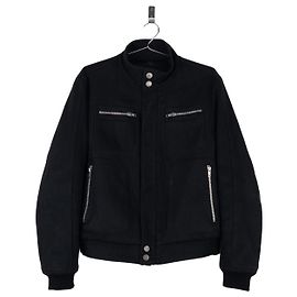 Gucci by Tom Ford SS04 Café Racer Biker Bomber Jacket Black
