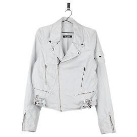 Raf Simons SS04 ‘May The Circle Be Unbroken’ Perfecto Rider Biker Jacket White