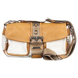 Borsa a tracolla cargo 'Moon' di Prada degli anni 2000 Beige