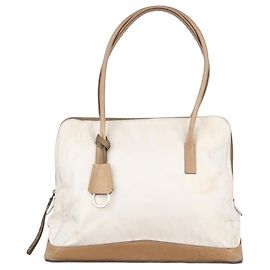 Prada 2000s Canvas Handbag White