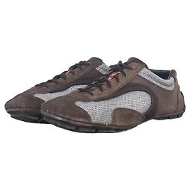 Prada Monte Carlo Fahr-Sneaker der 2000er Grau