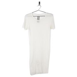 T-shirt Distressed Instabile 'Sphinx' AW15 di Rick Owens Bianco