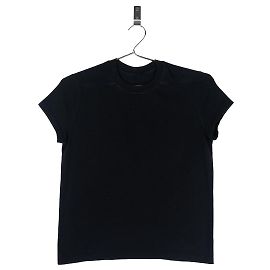 Camiseta corta Level 'Dirt' SS18 de Rick Owens Negro