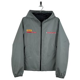 Gore-Tex Shell-Jacke Prada Luna Rossa 2024 American Cup Sailing Braun