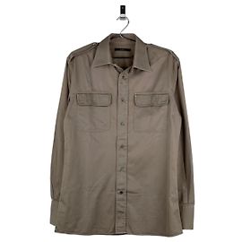 Camicia con bottoni e tasche militari Gucci di Tom Ford SS01 Beige