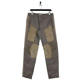 Maison Martin Margiela Maison Margiela SS05 Leder-Panel Motorradfahrer-Hose Grau