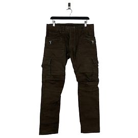 Pantaloni cargo biker Balmain SS11 Decarnin Marrone