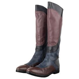 Miu Miu AW08 Knee-High Biker Riding Boots Black