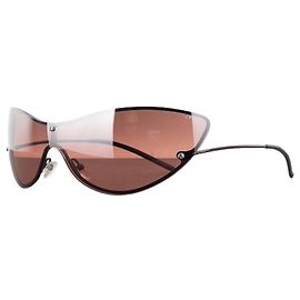 Gucci by Tom Ford SS01 GG2665/S Wrap Mask Shield Cat Eye Sunglasses Red