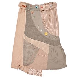 Falda de patchwork reconstruida "But Beautiful" AW04 Undercover Verde
