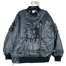Autre Marque Takahiromiyashita The Soloist. AW21 Space Flight Bomber Jacket Black