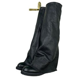 Rick Owens SS11 ANTHEM Fold-Down `Fetish´ Creeper Boots Black