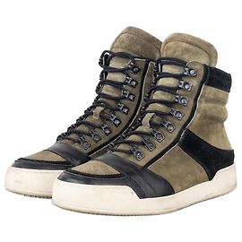 Baskets montantes Balmain x H&M AW14 Beige