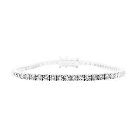 Autre Marque Bracciale linea, oro bianco e diamanti. Altro