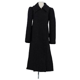 Lemaire Charcoal wool coat Dark grey