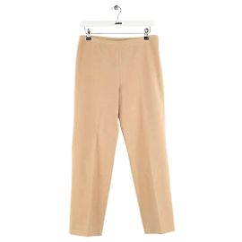 Andrew GN Calça Reta de Lã Bege Bege