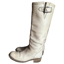 Botas Free Lance Geronimo de couro bege Bege