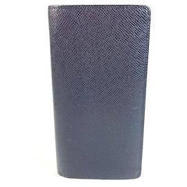 Cartera Larga Brazza en Taiga Louis Vuitton Azul