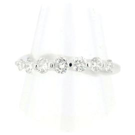 Autre Marque Pt900 Platin-Diamantring Silber