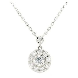 Autre Marque Diamant-Halskette Vendome Aoyama Pt950/Pt850 Silber
