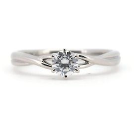 Autre Marque Royal Asscher PT900 Diamantring Silber