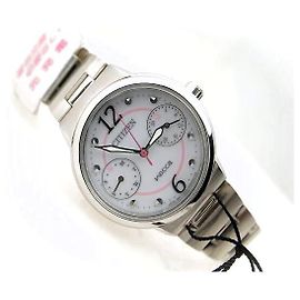 Autre Marque Citizen Wicca Edelstahl-Uhr Weiß