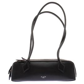 Alaïa Bolsa preta "O Dachshund" em couro Preto