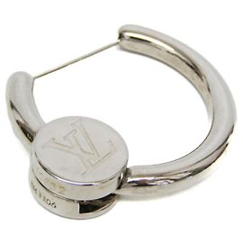 Broche de argola prateada Louis Vuitton MP2032 Prata