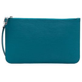 Pochete Neverfull Epi Azul Louis Vuitton Azul