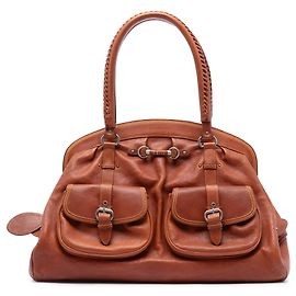 Bolsa de mão My Dior Pockets em couro de bezerro marrom grande da Dior Marrom