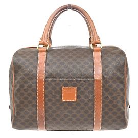 Céline Celine Macadam Macadam with leather Medium Brown