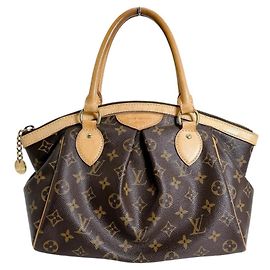 Louis Vuitton Tivoli PM Monogram Canvas Handbag Brown