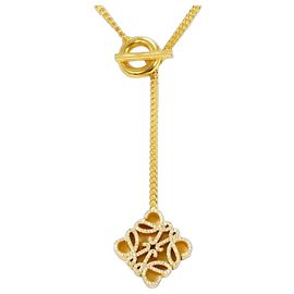Collana in Argento Anagram Loewe Argento D'oro