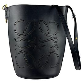 Loewe Gate Bucket Schultertasche Schwarz