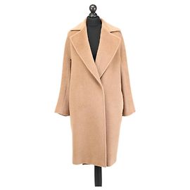 Casaco Max Mara Studio Sidney marrom de alpaca e lã Marrom