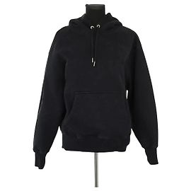 Ami Sudadera negra de algodón Negro