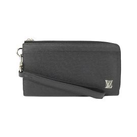 Portafoglio Zippy Dragonne Taiga Louis Vuitton Nero