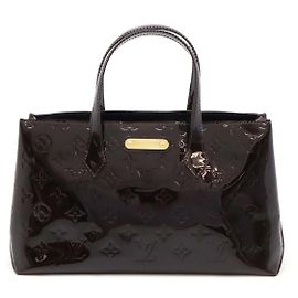 Borsa a mano Wilshire PM Monogram Vernis Louis Vuitton Bordò Porpora