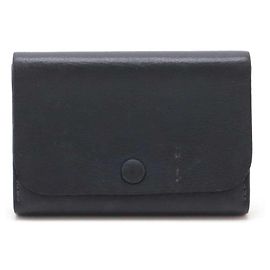 Hermès MC2 Newton Leather Card Case Blue Navy blue