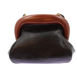 Sportmax Black Leather Handbag Black