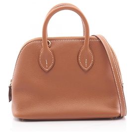 Sac à main Mini Bolide 1923 d'Hermès Marron