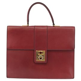 Céline Celine Handtasche aus Leder Rot