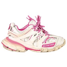 Baskets Track Balenciaga en polyuréthane rose et blanc Rose