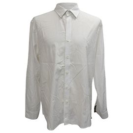 Burberry Button Down Shirt in White Cotton White