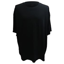 Elia Essentials. Fear of God Essentials T-Shirt aus schwarzer Baumwolle Schwarz
